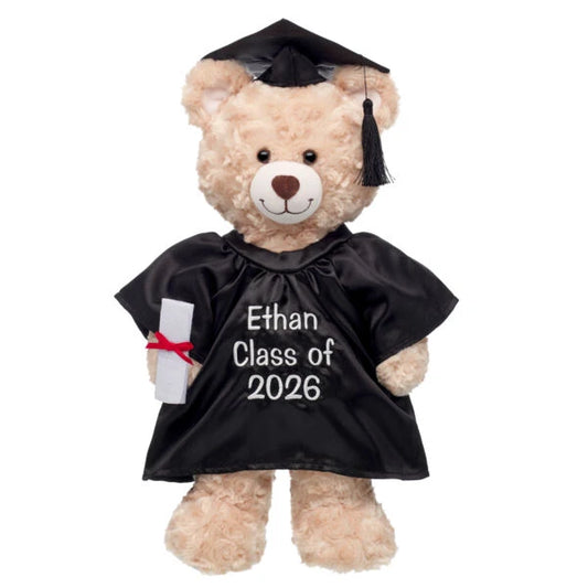 Personalized Embroidered Black Graduation Set | Build A Bear - US 4800
