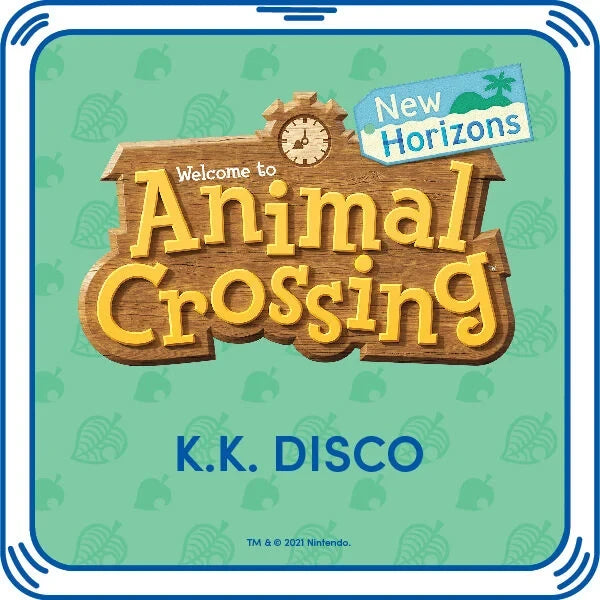Animal Crossing™: New Horizons K.K. Disco Song Insert | Build-A-Bear® - US 6151