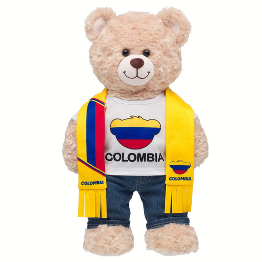 Colombia Scarf & T-Shirt Set | Build-A-Bear - US 3522