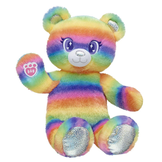 Rainbow Stripes Teddy Bear Gift Set | Build-A-Bear - US 0546
