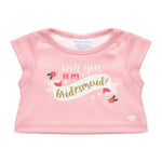 "Will You Be My Bridesmaid?" T-Shirt for Stuffed Animals | Build-A-Bear® - US 0167