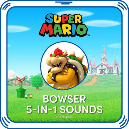Super Mario Bowser Plush w/ 5-in-1 Sound | Build-A-Bear - US 3646