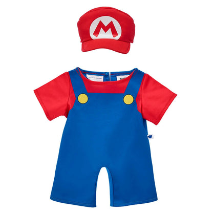 Super Mario Happy Hugs Teddy Bear Mario Gift Set | Build-A-Bear - US 3667