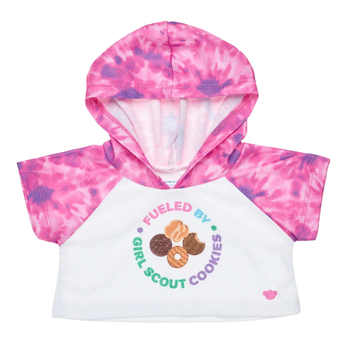 Girl Scout Cookie Teddy Bear Hoodie Gift Set w/ Bows | BAB - US 1785