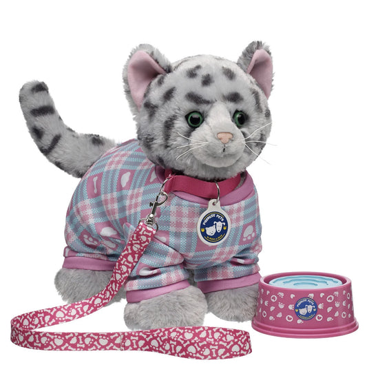 Promise Pets Ocicat Stuffed Animal PJs Gift Set w/ Slippers | Build-A-Bear - US 5803