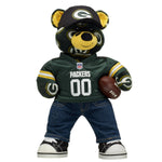 Green Bay Packers Fan Hat Teddy Bear Gift Set - US 6658