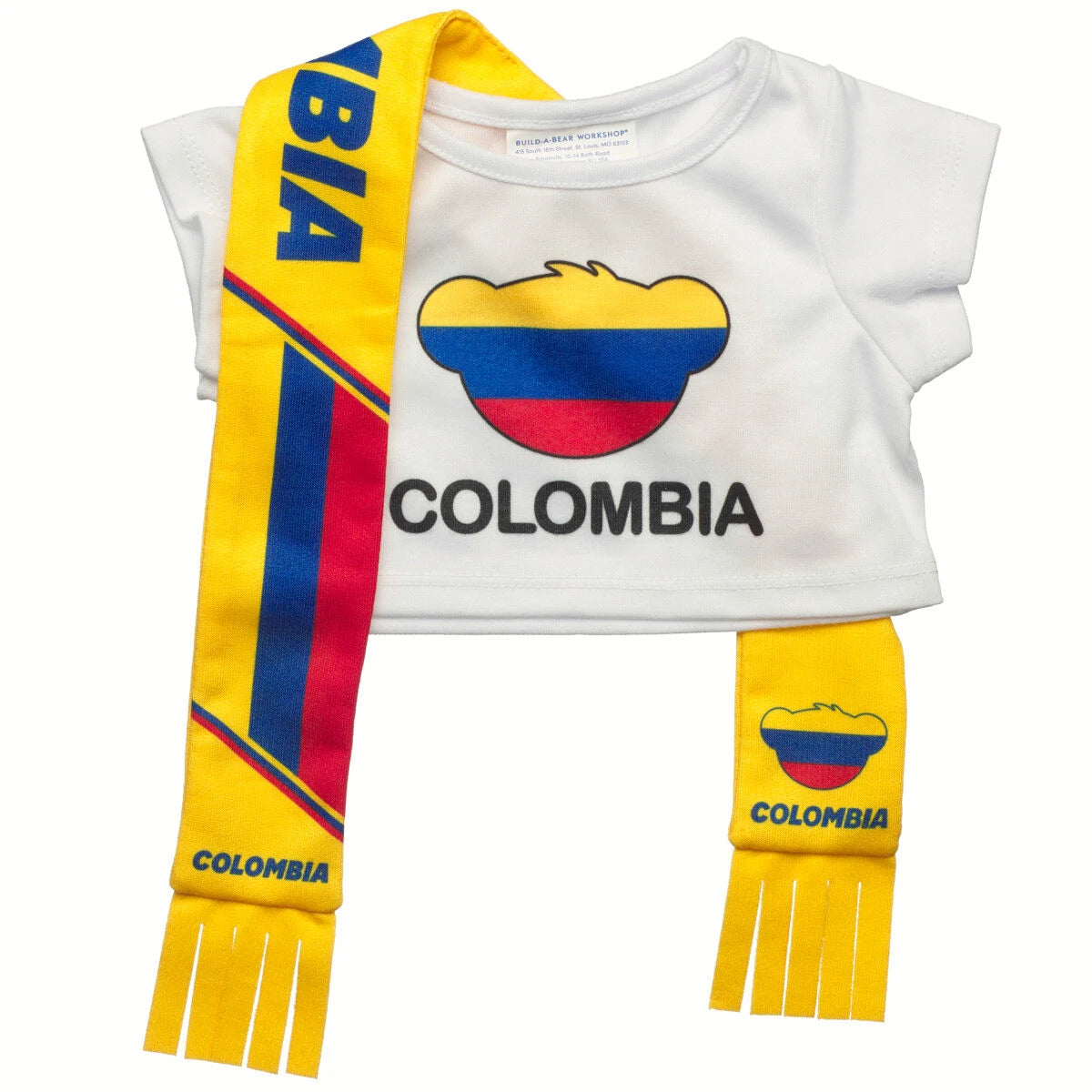 Let's Goal Bear Colombia Gift Set | Build-A-Bear - US 7705