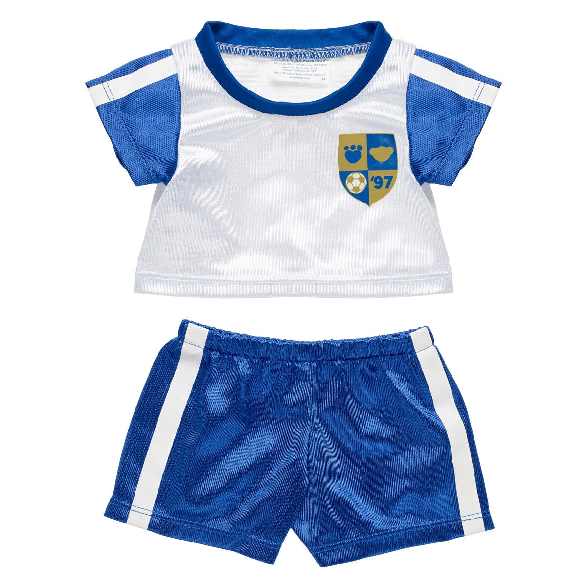 Pawlette™ Plush Blue Soccer Set &amp; Soccer Ball | Build-A-Bear® - US 2218