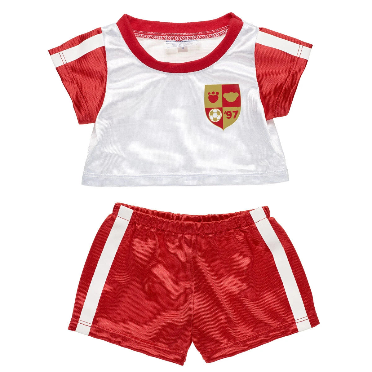 Pawlette™ Plush Red Soccer Set &amp; Soccer Ball | Build-A-Bear® - US 1148