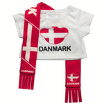 Denmark Scarf &amp; T-Shirt Set | Build-A-Bear - US 6807