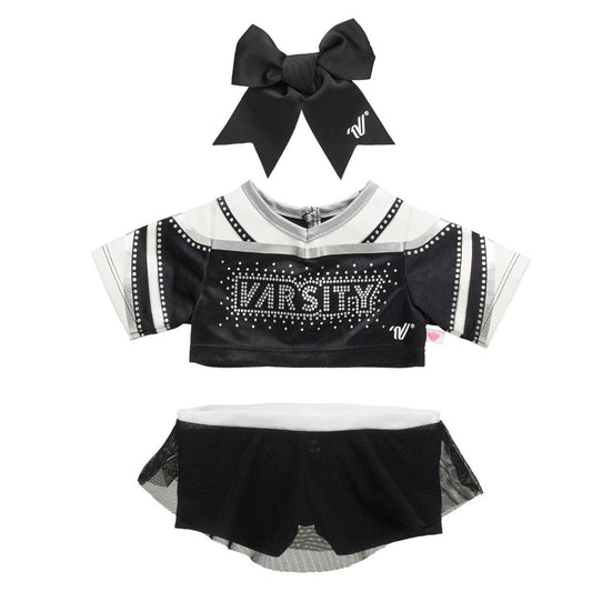 Varsity Spirit All-Star Black Cheer Uniform | Build-A-Bear® - US 9498