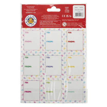 Valentine's Day Tear &amp; Share Sticker Set | Build-A-Bear® - US 4282