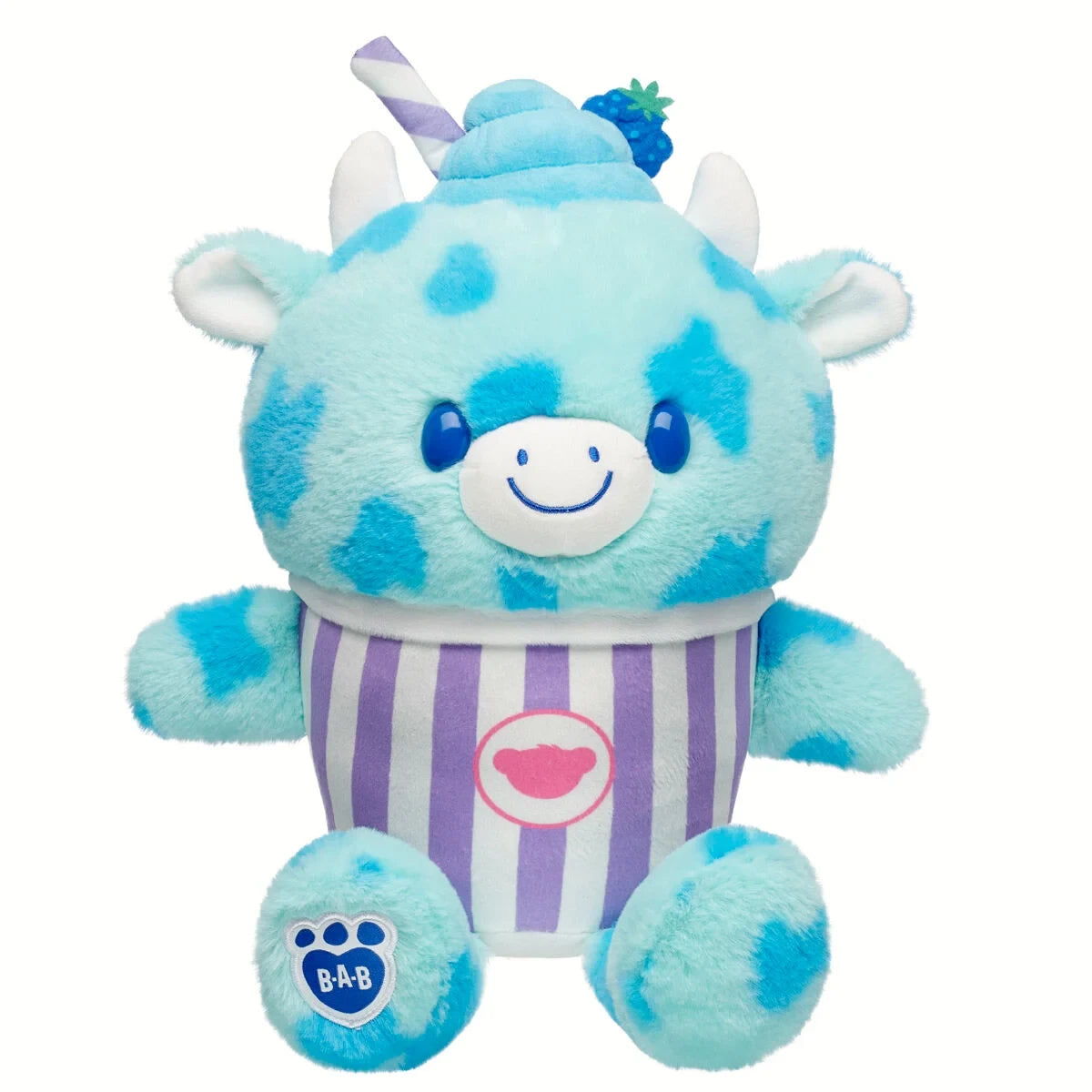 Blue Raspberry Cow Slushie Plushie Scented Gift Set | BAB - US 7596