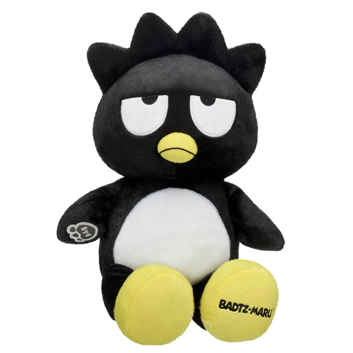 Sanrio® Hello Kitty® and Friends Badtz-maru™ Plush with Overalls| Build-A-Bear® - US 0045