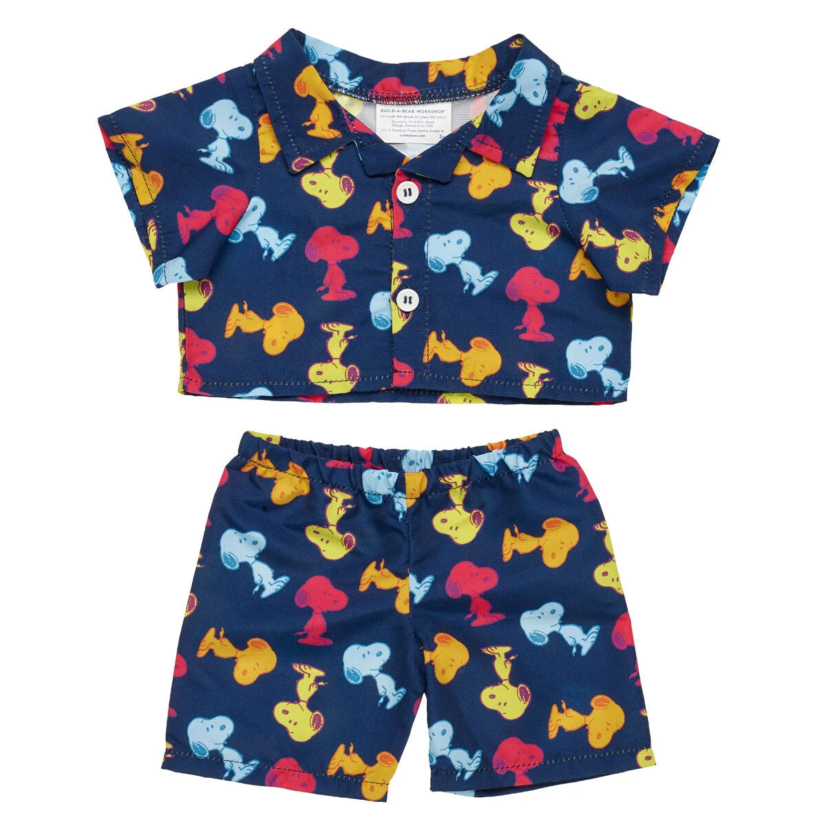 Timeless Teddy Bear &amp; Peanuts® Snoopy Pajamas | Build-A-Bear® - US 2251