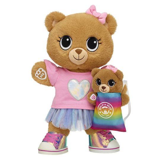 Bearnice Teddy Bear Mini Beans® &amp; Bear Carrier Set | Build-A-Bear® - US 6251