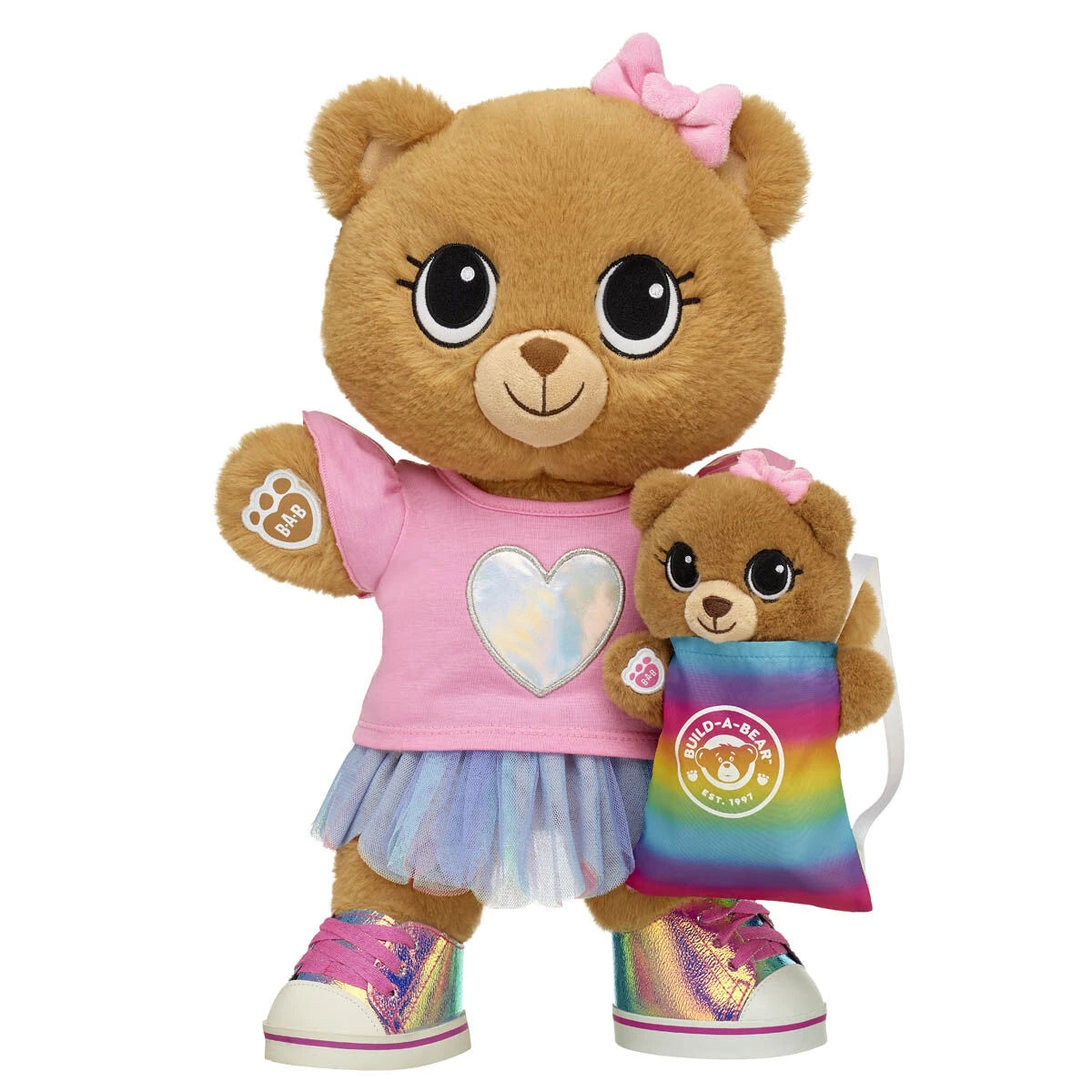 Bearnice Teddy Bear Mini Beans® &amp; Bear Carrier Set | Build-A-Bear® - US 6933
