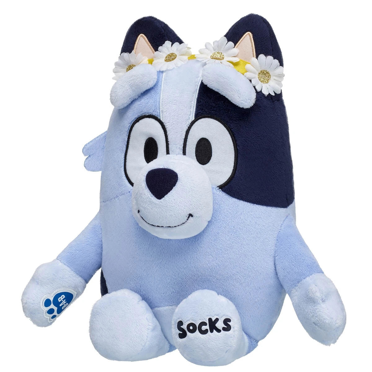 Socks Plush Puppy w/ Flower Crown | Build-A-Bear - US 3071