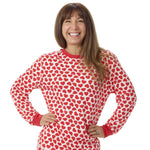 Build-A-Bear Pajama Shop™ Red Hearts PJ Top - Adult - US 6991