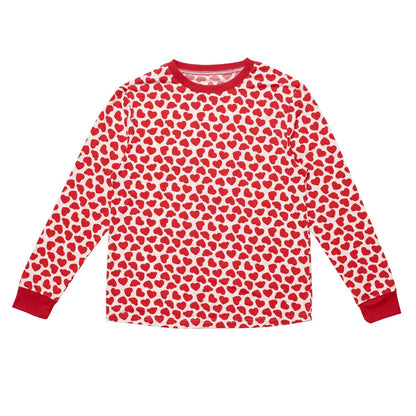 Build-A-Bear Pajama Shop™ Red Hearts PJ Top - Adult - US 6991