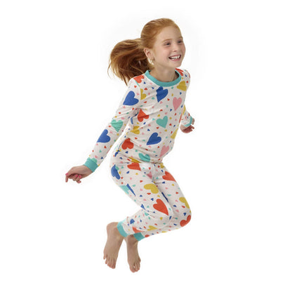Build-A-Bear Pajama Shop™ Colorful Hearts PJ Top - Toddler and Youth - US 2949