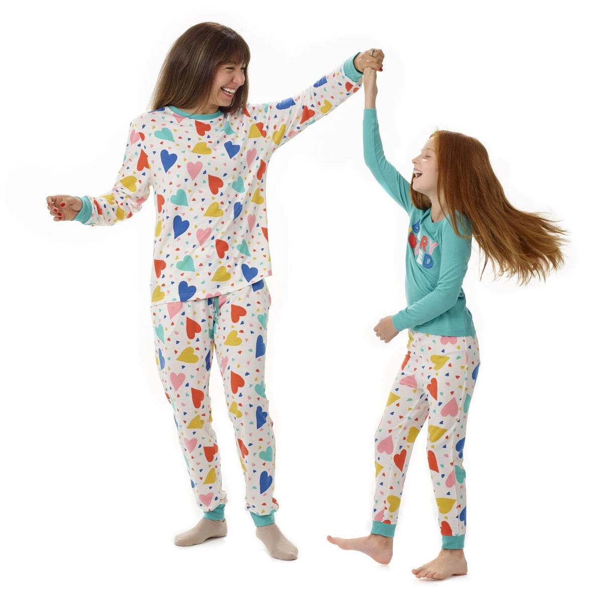Build-A-Bear Pajama Shop™ Colorful Hearts PJ Top - Adult - US 5278