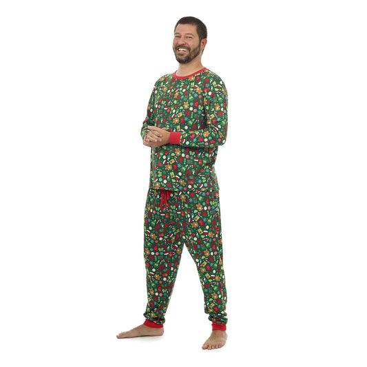 Build-A-Bear Pajama Shop™ Holiday Print Top - Adult - US 7829