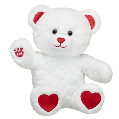 Online Exclusive Embossed Hearts Teddy Bear | Build-A-Bear® - US 3395