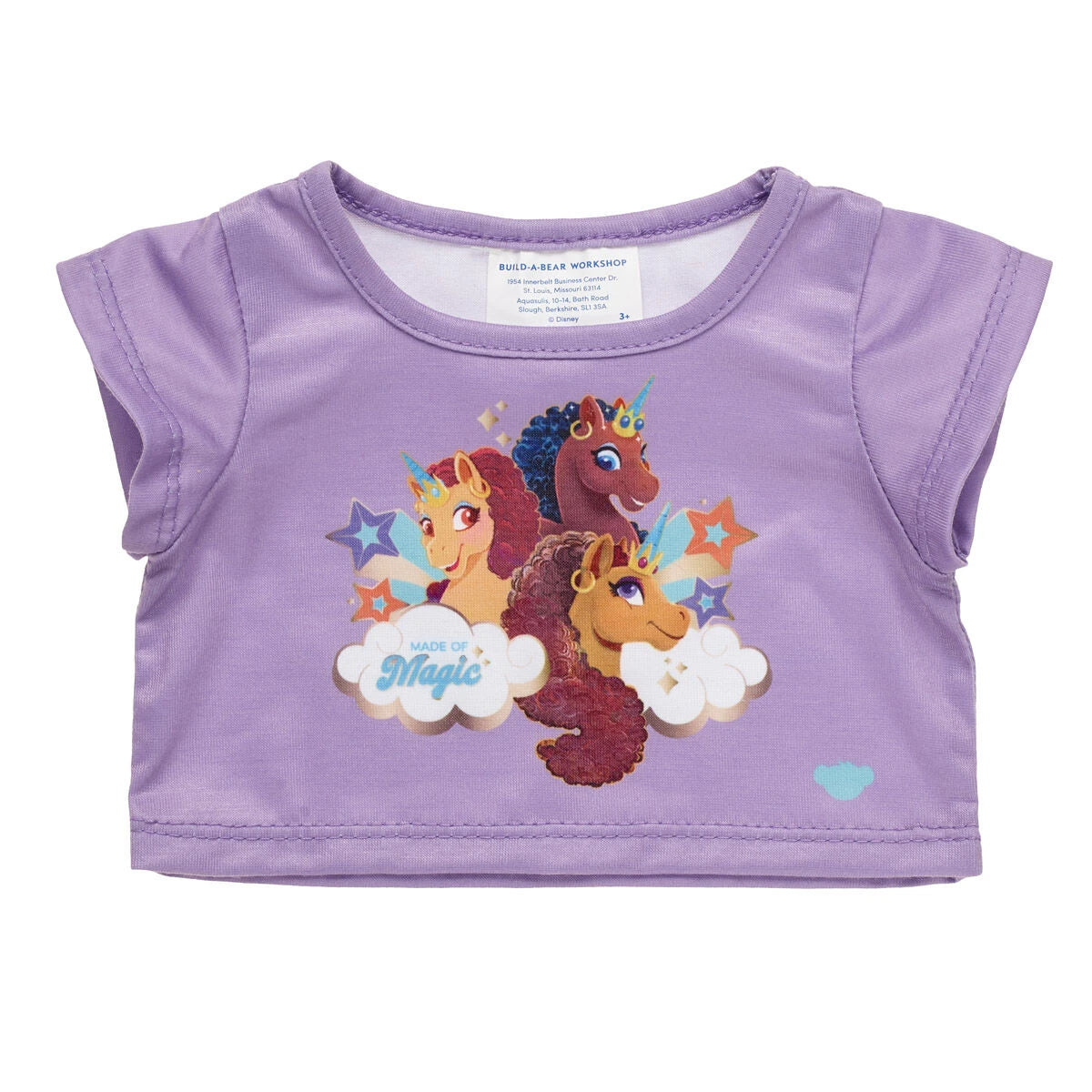 Afro Unicorn® Plush "Made of Magic" T-Shirt | Build-A-Bear® - US 4410