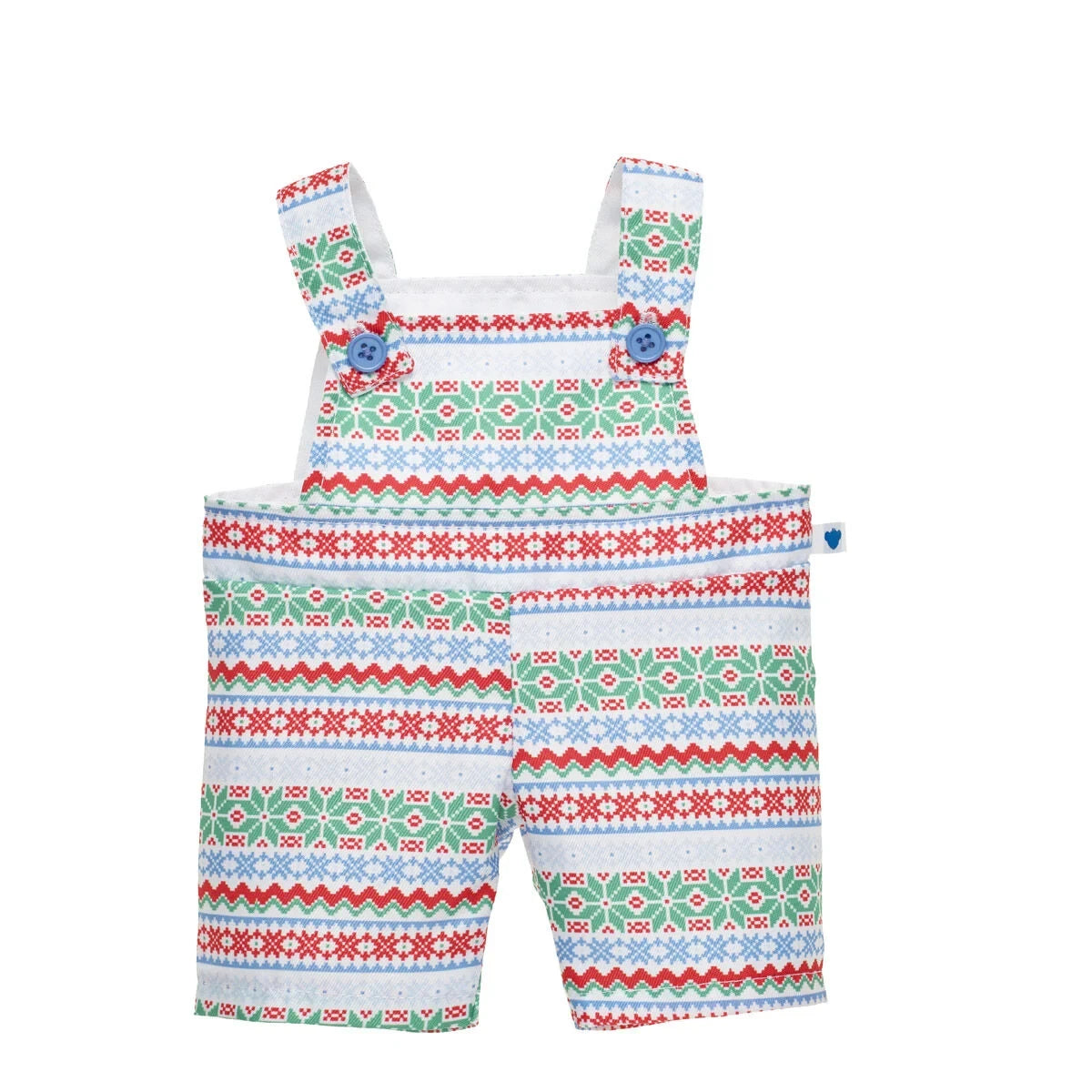 Online-Only Fair Isle Overalls for Plush Toys | Build-A-Bear® - US 0162